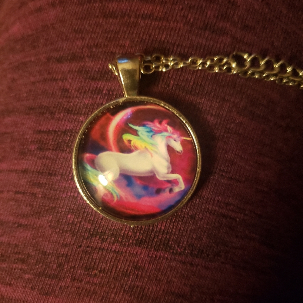 Fabulous unicorn necklace